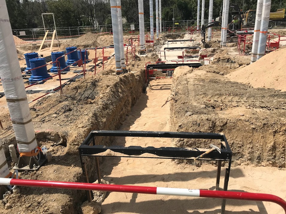 Chantier station-service par Bati V